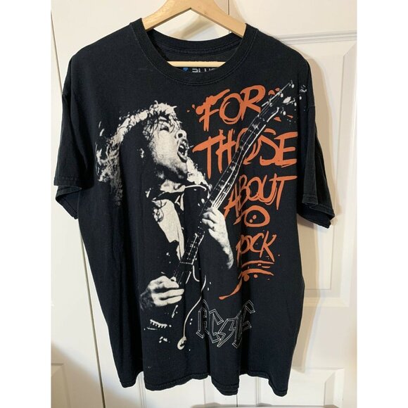 AC/DC Liquid Blue T Shirt Men’s Sz XL For Those About To Rock ‎ ANGUS YOU… - Picture 5 of 8